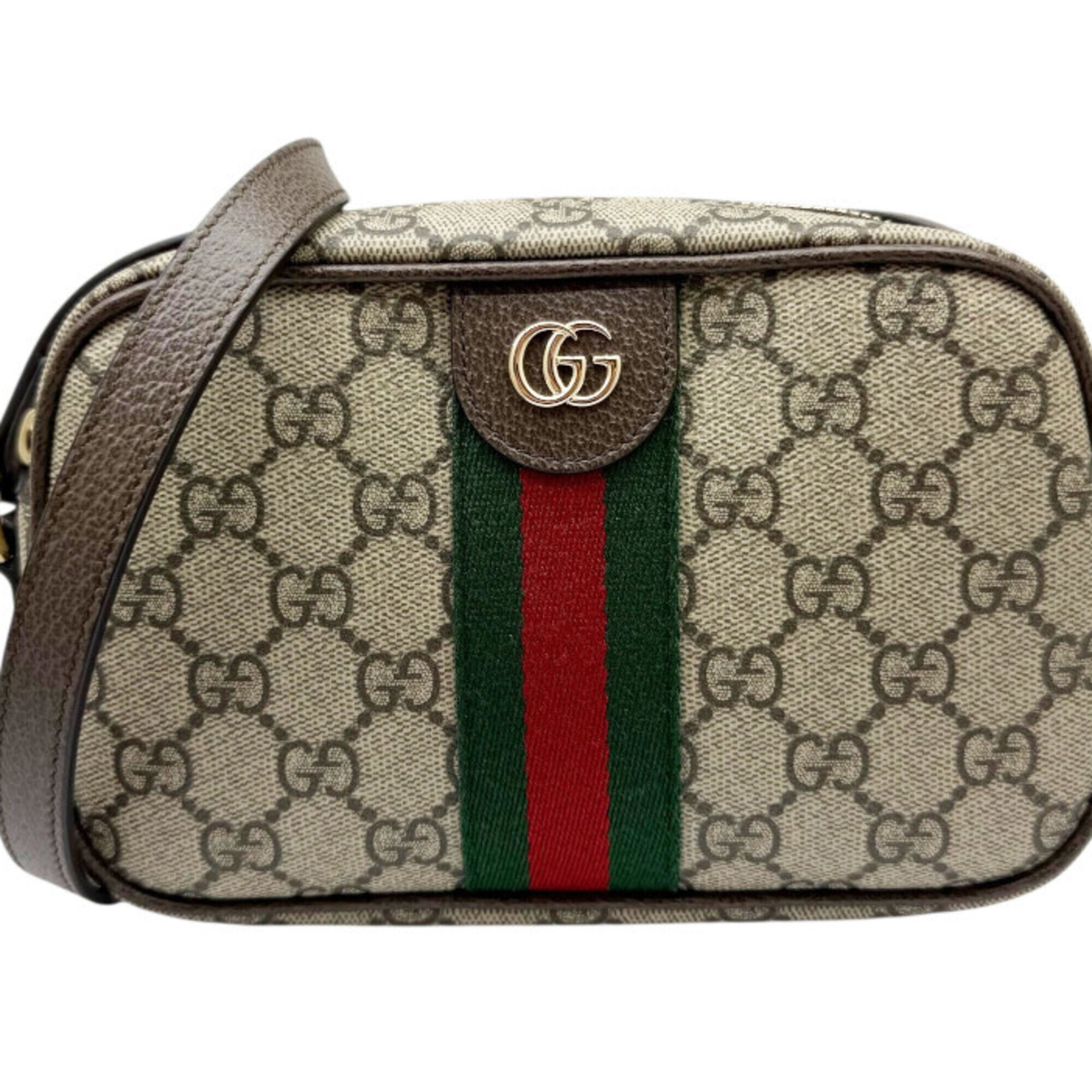 Gucci Ophidia Shoulder Bag Gg Supreme Canvas Small Camera 838480 Women's Men's